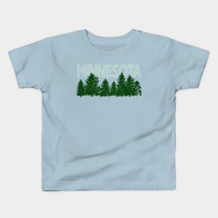 Northern Minnesota Woods Kids T-Shirt